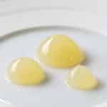 Apple & ginger gel 1 Apple & ginger gel