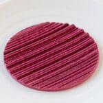 Blackberry & caper leaf cremeux 1 Blackberry & caper leaf cremeux