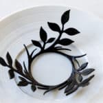 Black garlic tuille 1 Black garlic tuille