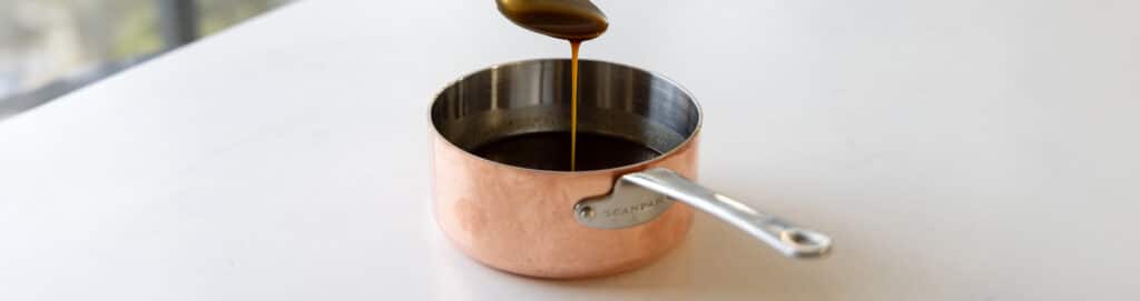 Onion madeira glaze