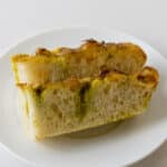 Wild garlic focaccia with a cod sauce 5 Wild garlic focaccia with a cod sauce