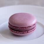 Cherry & fig leaf macarons 3 Cherry & fig leaf macarons