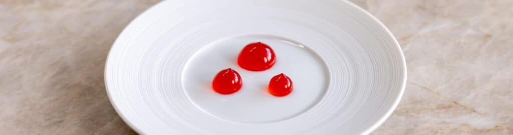 strawberry gel