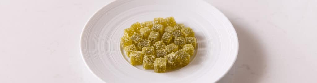Basil pate de fruit