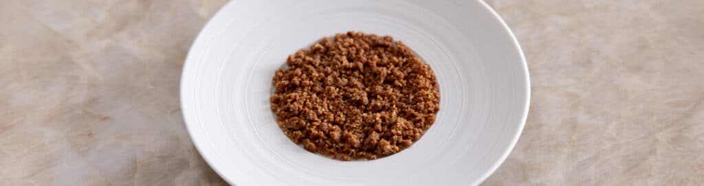 Chocolate almond crumble