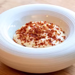 Dutch shrimp dish with brandade and crispy bacon 1 Dutch shrimp dish with brandade and crispy bacon