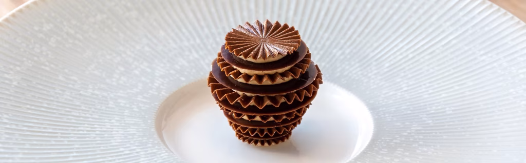 Kinder Bueno dessert Candy bar to fine dining dessert