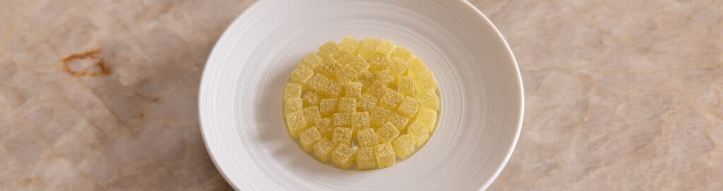 Lemon thyme pate de fruit