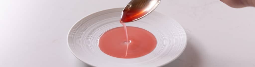 Rhubarb broth