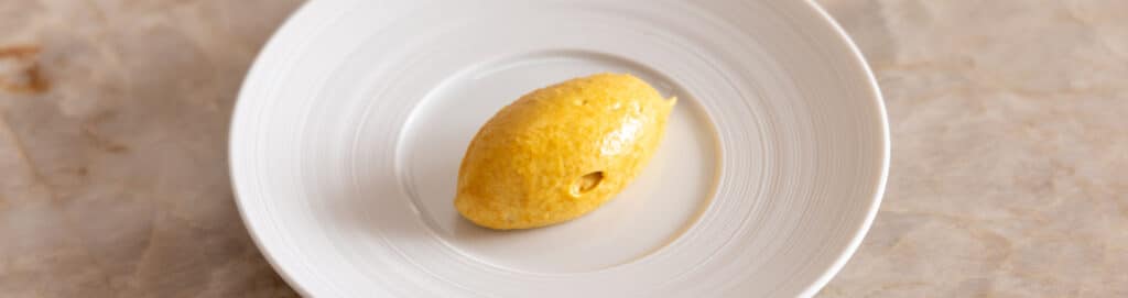 Scallop roe and tandoori butter