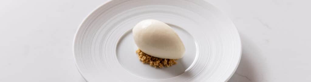 White chocolate sorbet