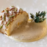 Brill dish with a tom yam sauce 1 Brill dish with a tom yam sauce