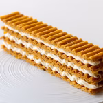 Caramel & mango millefeuille 6 Caramel & mango millefeuille