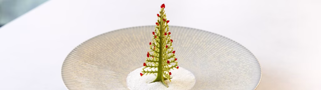 Christmas tree dessert