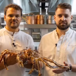 Cooking with two Michelin star chef Kirk Westaway** 1 Cooking with two Michelin star chef Kirk Westaway**