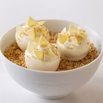 Passionfruit & white chocolate egg dessert 3 Passionfruit & white chocolate egg dessert