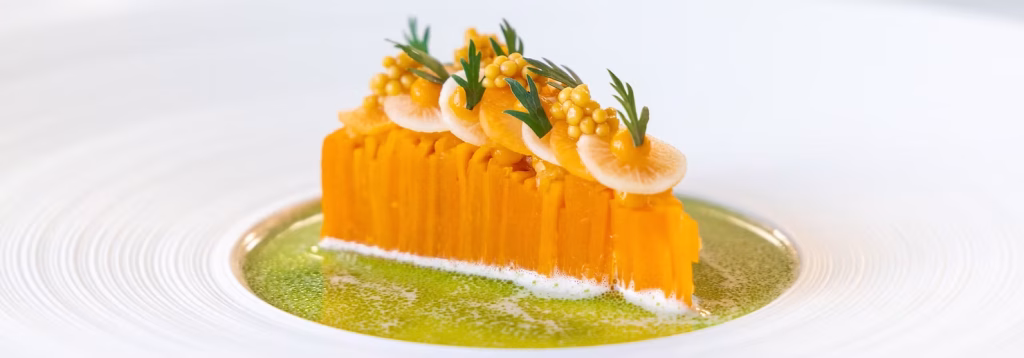 Savory carrot cake dish