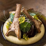 Braised veal or beef cheek with artichokes and lovage 1 Braised veal or beef cheek with artichokes and lovage