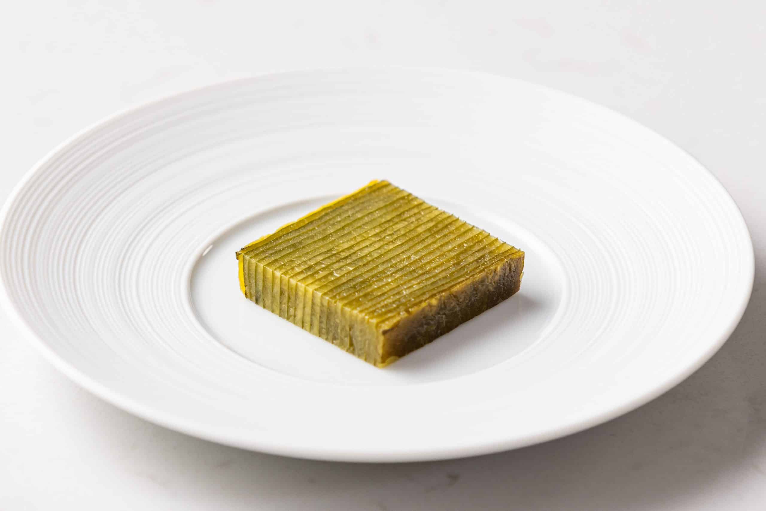 Butternut squash & nasturtium millefeuille