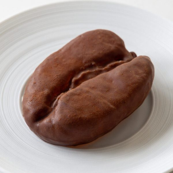 Coffee bean sugar shell