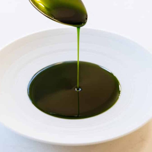 green herb oil