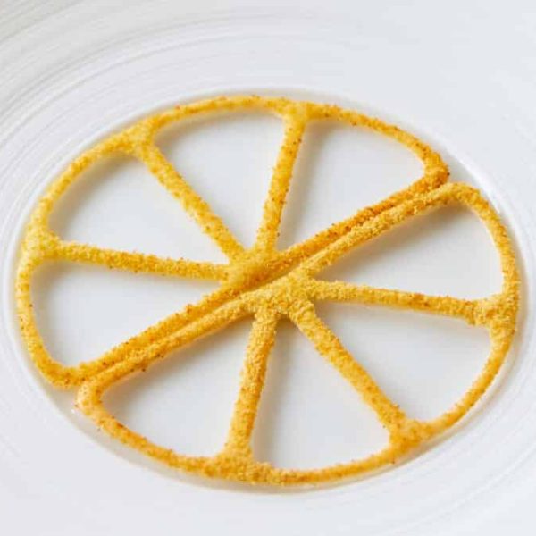 Lemon peel tuille