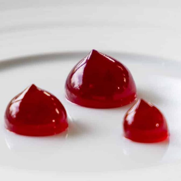 Raspberry gel