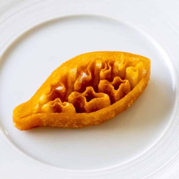 Butternut squash buñuelo