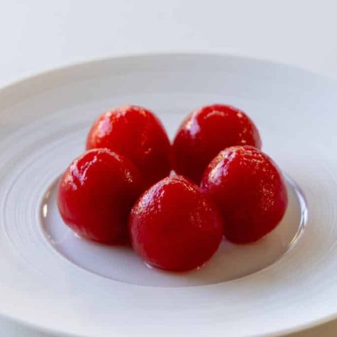 Marinated cherry tomatoes