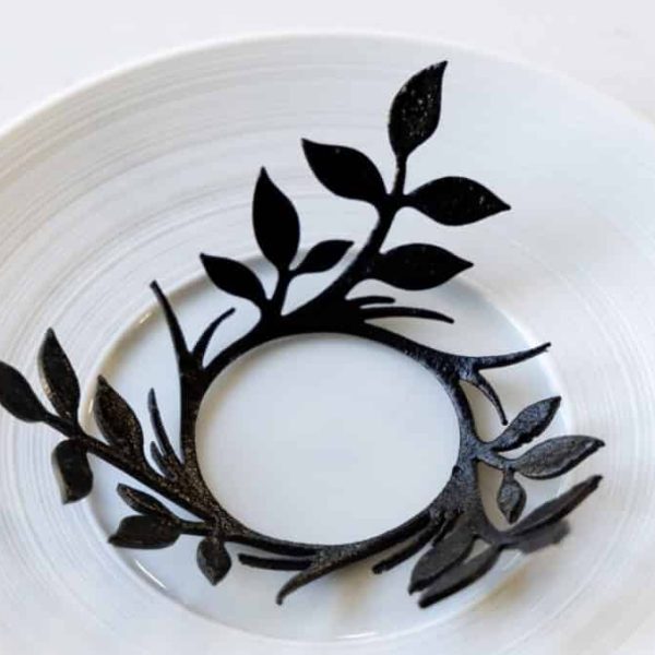 Black garlic tuille