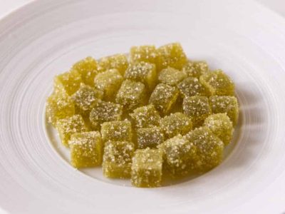 Basil pate de fruit