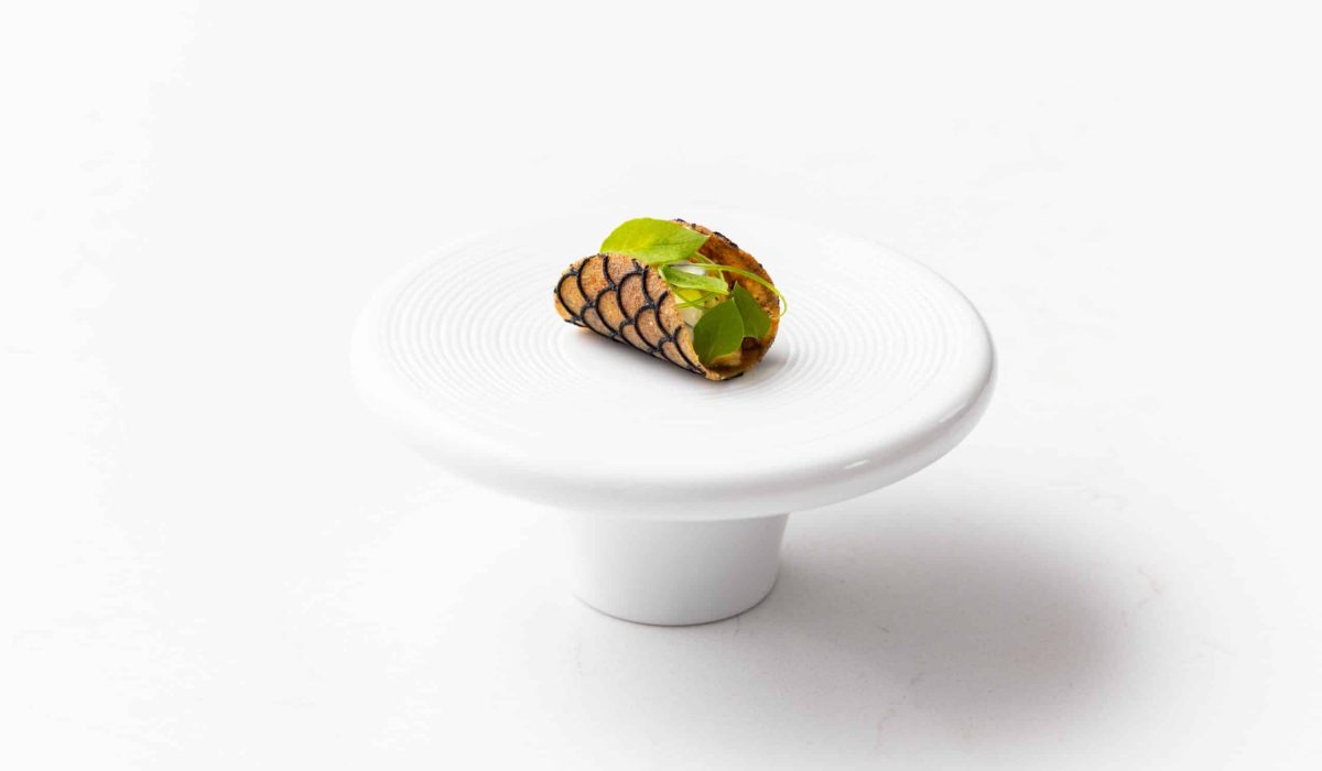 Fish skin taco - dish