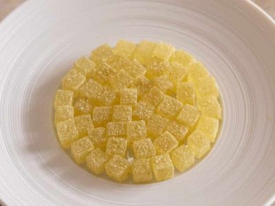 Lemon thyme pate de fruit