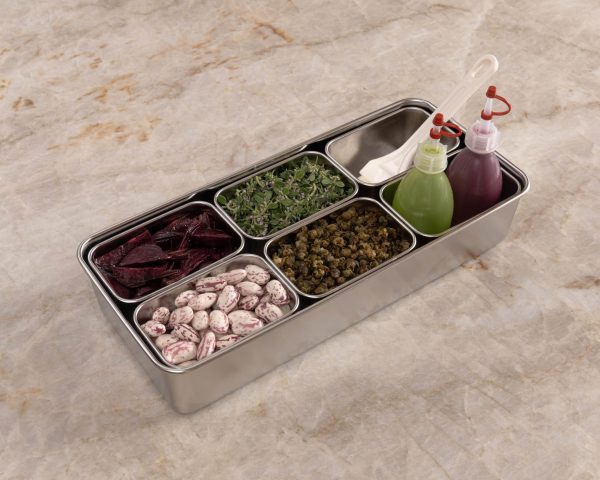 Mise en Place Container - Six Compartmens - 2