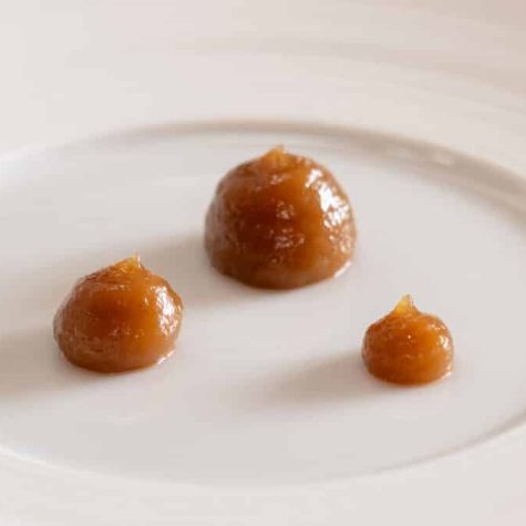 Raisin and Pedro Ximenez gel