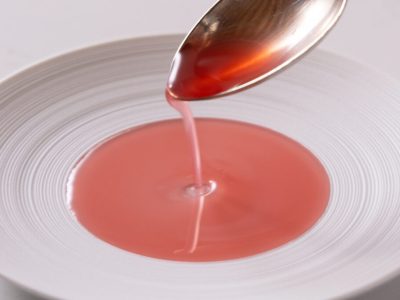 Rhubarb broth
