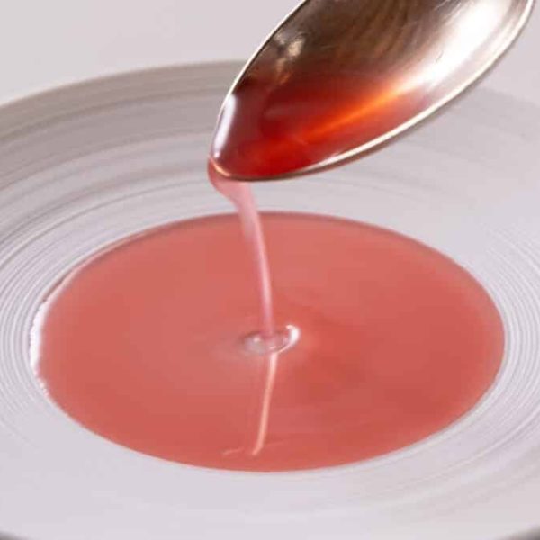 Rhubarb broth