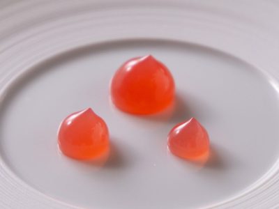 Rhubarb & ginger gel