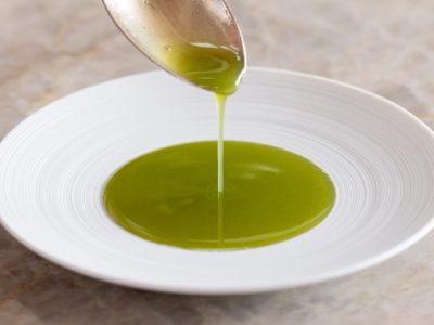 Shiso and chive vinaigrette