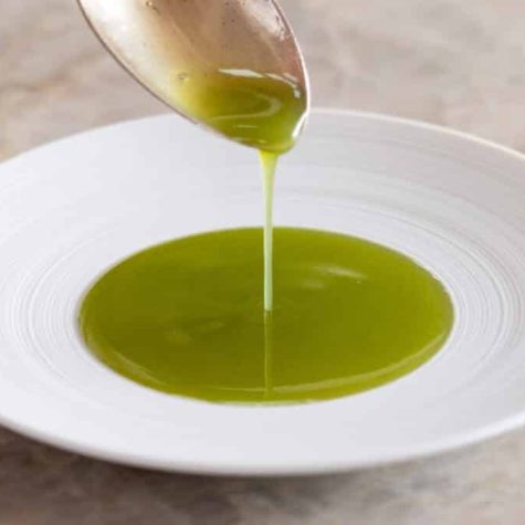 Shiso and chive vinaigrette