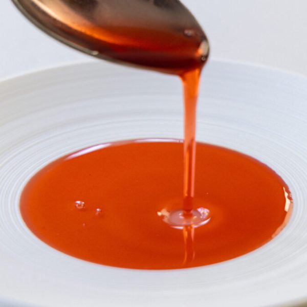 Strawberry broth