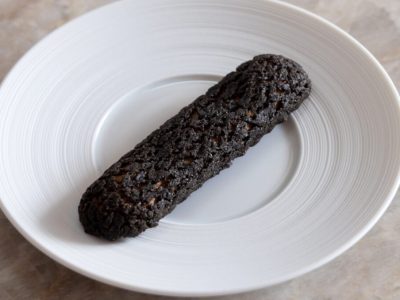 Sunflower seed & carrot eclairs