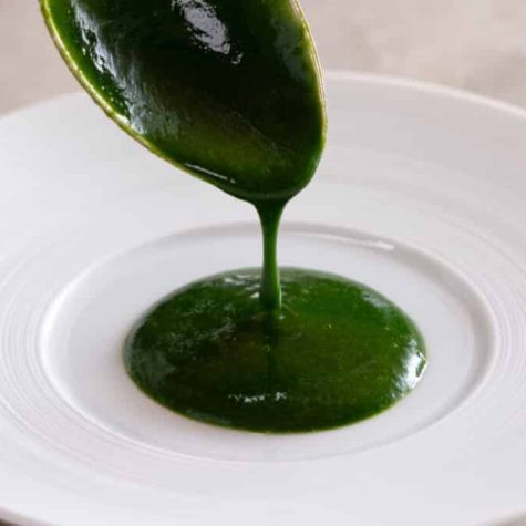 Watercress coulis