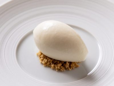 White chocolate sorbet