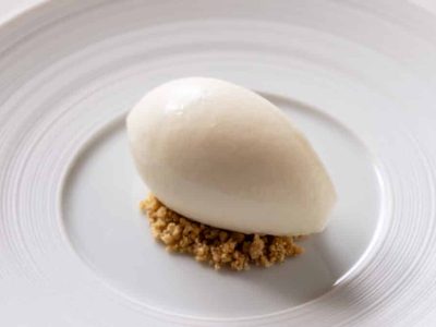 White chocolate sorbet