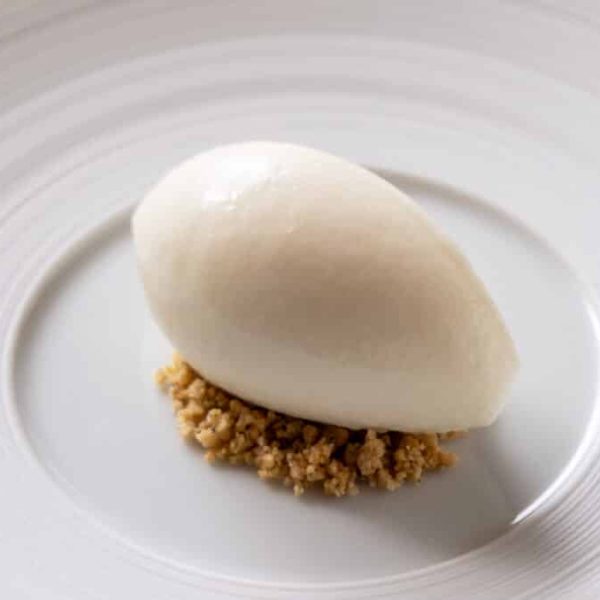 White chocolate sorbet