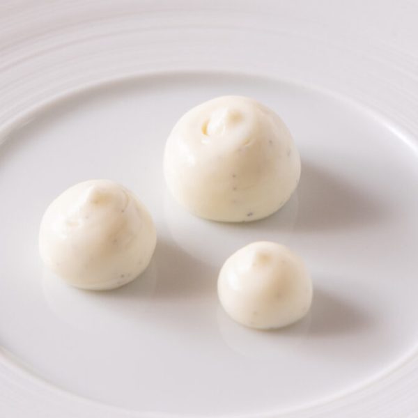 White chocolate & vanilla gel