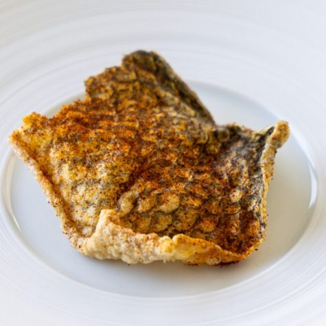 Crispy fish skin
