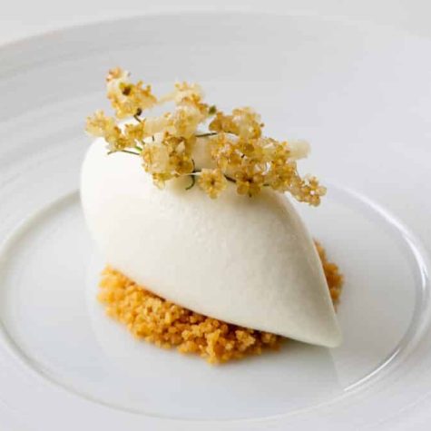Elderflower ice cream