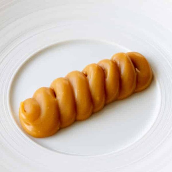 Champagne and caramel ganache